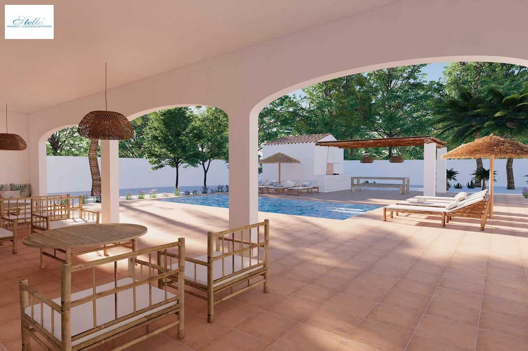 Villa in Moraira(Pinar del Advocat) zu verkaufen, Wohnfläche 248 m², Klimaanlage, Grundstück 1050 m², 4 Schlafzimmer, 4 Badezimmer, Pool, ref.: CA-H-1712-AMB-2