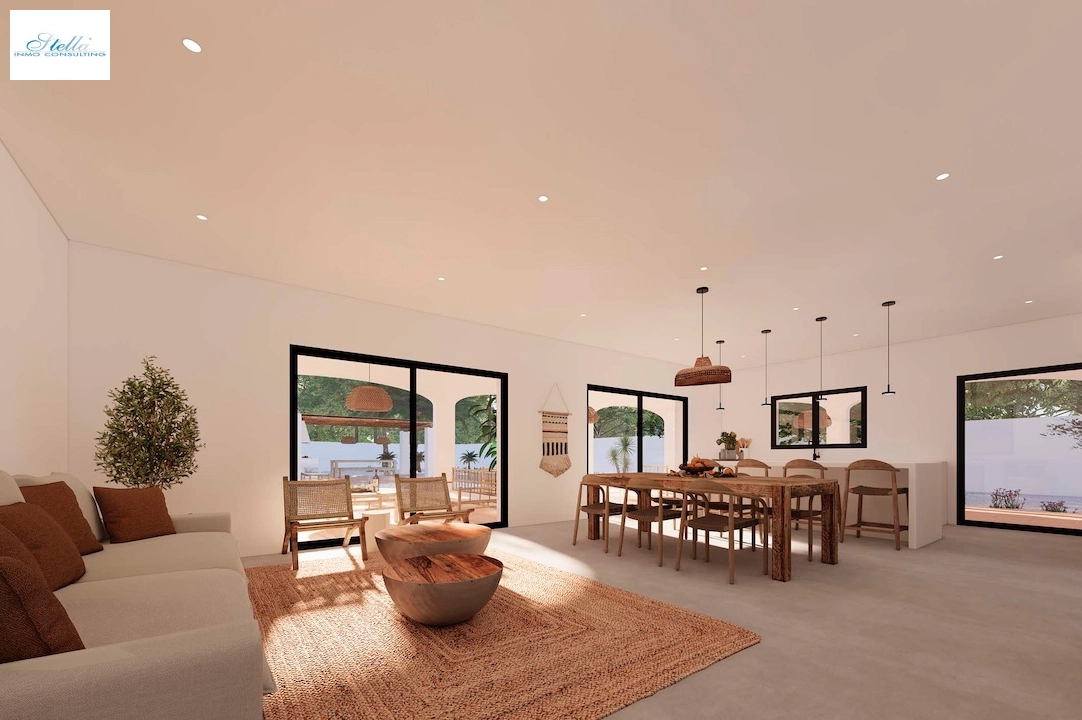 Villa in Moraira(Pinar del Advocat) zu verkaufen, Wohnfläche 248 m², Klimaanlage, Grundstück 1050 m², 4 Schlafzimmer, 4 Badezimmer, Pool, ref.: CA-H-1712-AMB-3