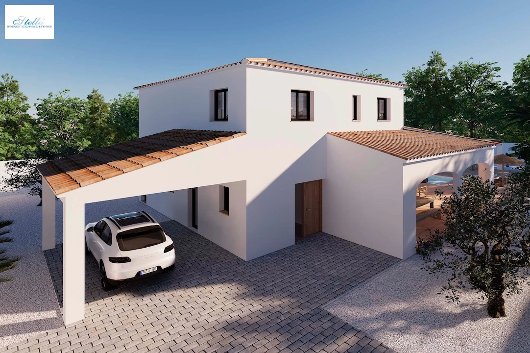 Villa in Moraira(Pinar del Advocat) zu verkaufen, Wohnfläche 248 m², Klimaanlage, Grundstück 1050 m², 4 Schlafzimmer, 4 Badezimmer, Pool, ref.: CA-H-1712-AMB-9