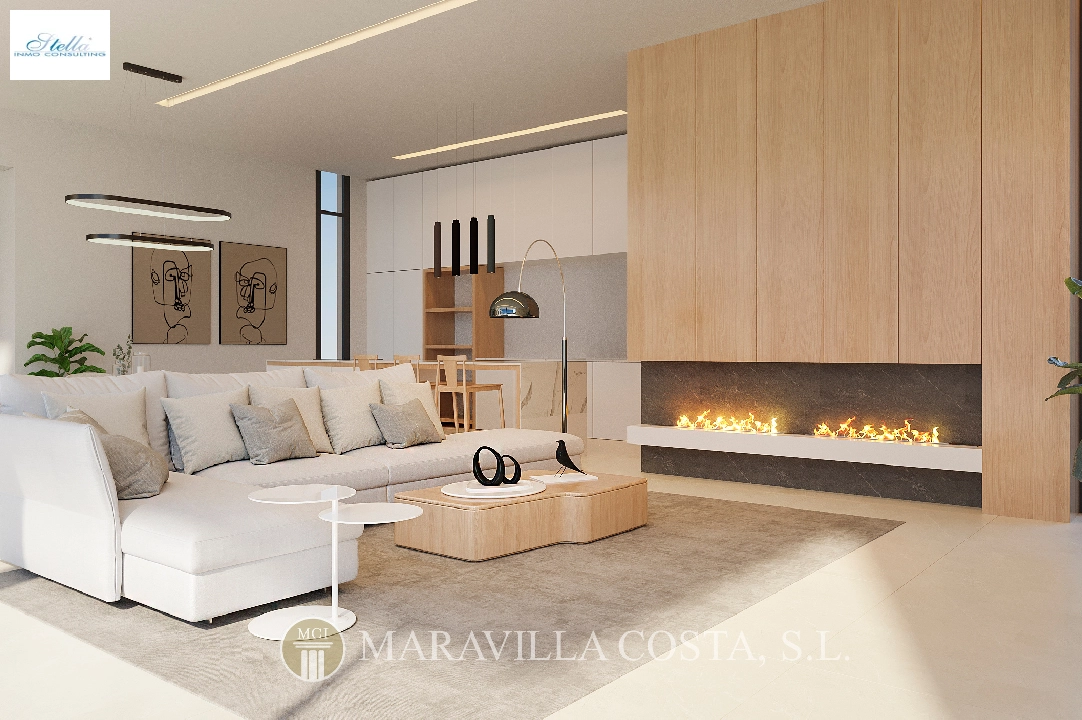 Villa in Moraira zu verkaufen, Wohnfläche 261 m², Baujahr 2023, + Fussbodenheizung, Klimaanlage, Grundstück 939 m², 4 Schlafzimmer, 4 Badezimmer, Pool, ref.: MV-2499-3