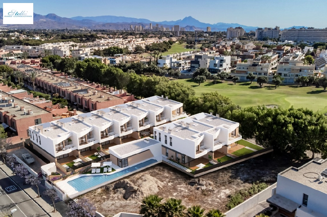 Stadthaus in Alicante(Playa de San Juan) zu verkaufen, Wohnfläche 194 m², Grundstück 65 m², 4 Schlafzimmer, 3 Badezimmer, Pool, ref.: TW-AZUR-5-22