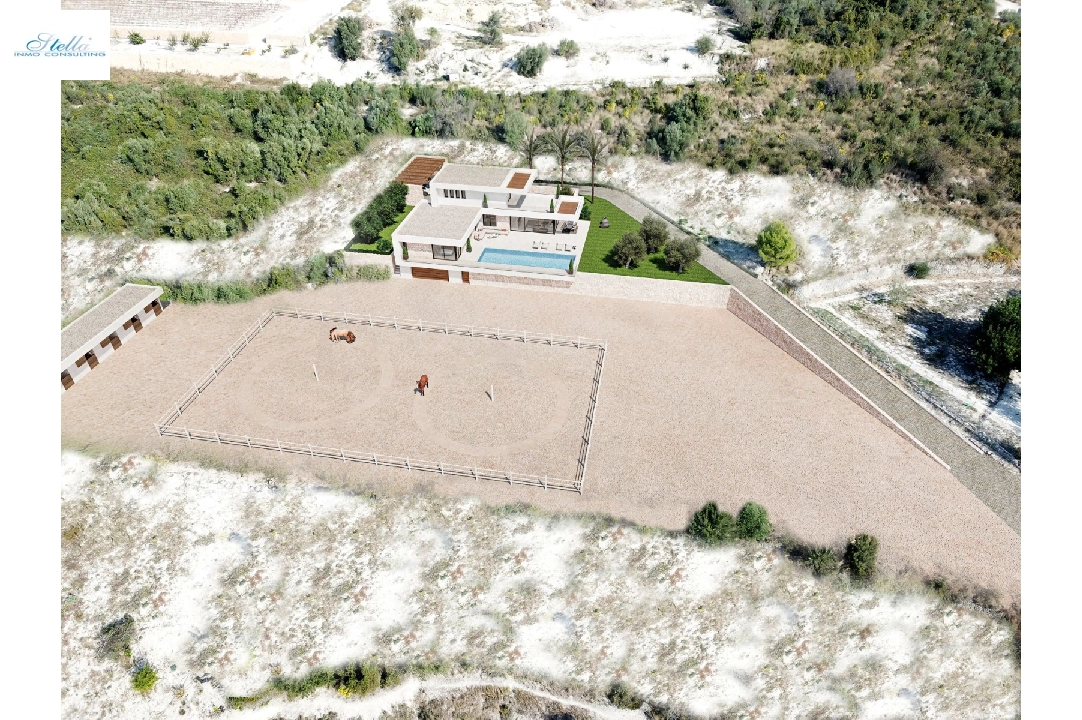 Villa in Beniarbeig(Tosals) zu verkaufen, Wohnfläche 454 m², Baujahr 2024, Klimaanlage, Grundstück 13000 m², 4 Schlafzimmer, 3 Badezimmer, Pool, ref.: AS-3623-20
