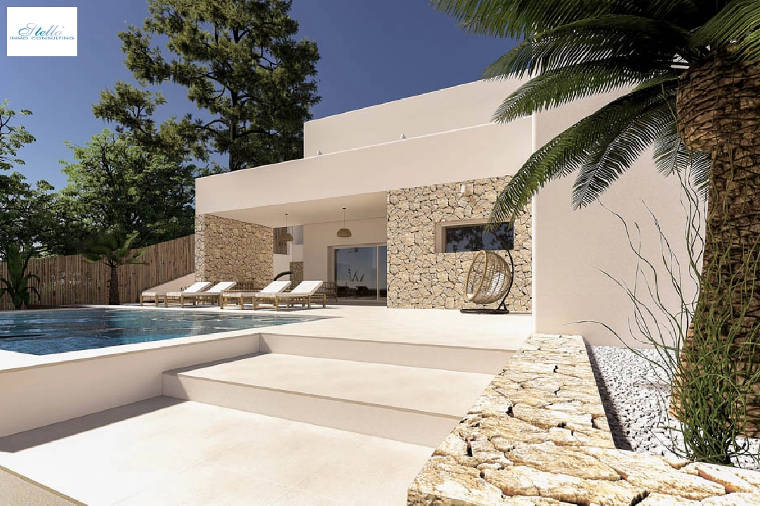 Villa in Moraira(La Pinada) zu verkaufen, Wohnfläche 435 m², Klimaanlage, Grundstück 800 m², 4 Schlafzimmer, 4 Badezimmer, ref.: BP-7103MOR-3