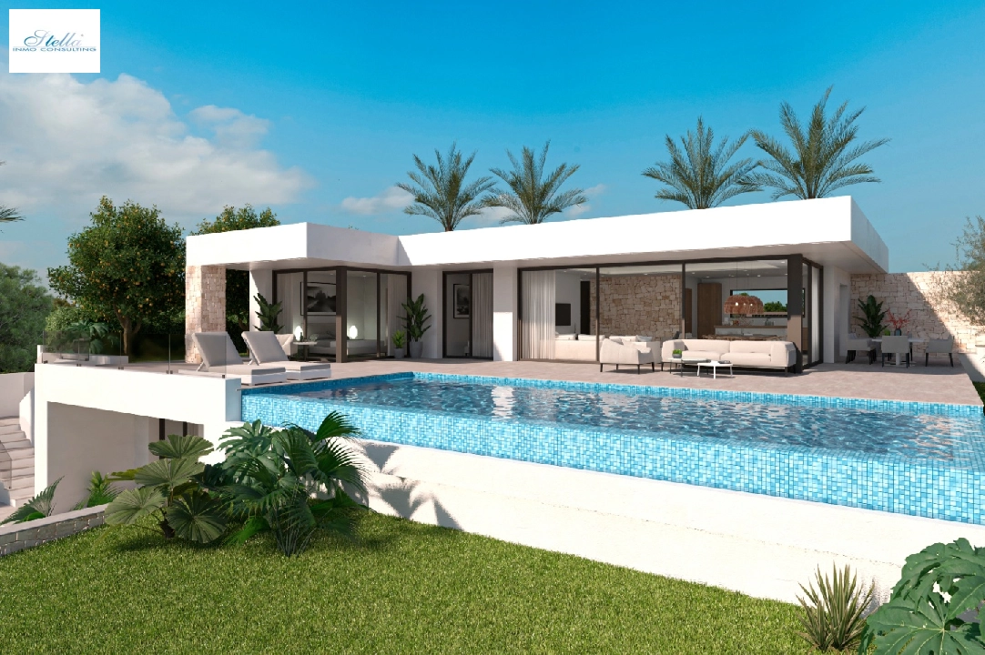 Villa in Denia zu verkaufen, Wohnfläche 266 m², Klimaanlage, Grundstück 999 m², 4 Schlafzimmer, 4 Badezimmer, Pool, ref.: UM-UV-PITO-11