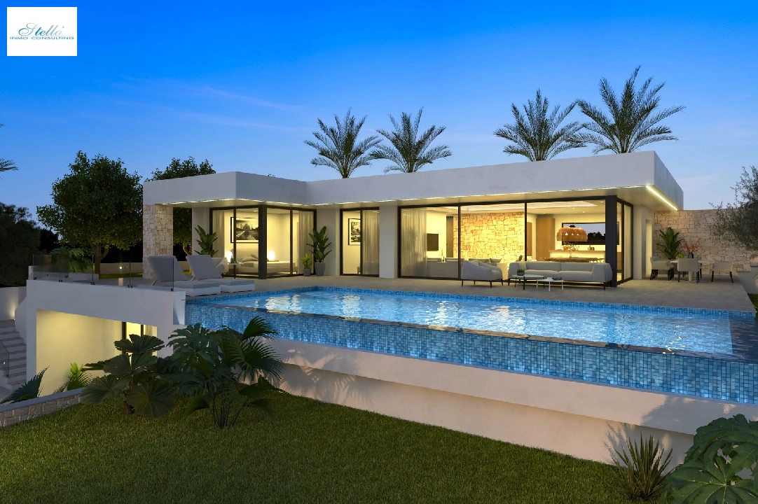 Villa in Denia zu verkaufen, Wohnfläche 266 m², Klimaanlage, Grundstück 999 m², 4 Schlafzimmer, 4 Badezimmer, Pool, ref.: UM-UV-PITO-5