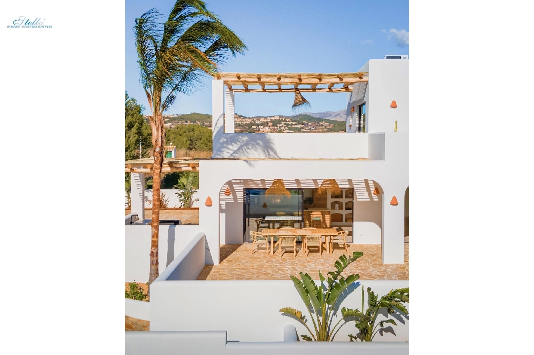 Villa in Moraira(Camarrocha) zu verkaufen, Wohnfläche 290 m², Klimaanlage, Grundstück 807 m², 3 Schlafzimmer, 4 Badezimmer, Pool, ref.: CA-H-1631-AMBI-4