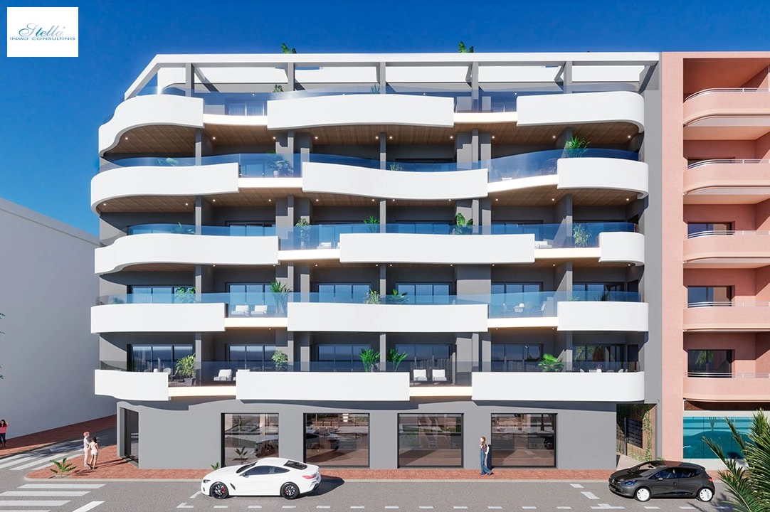 Penthouse Apartment in Torrevieja zu verkaufen, Wohnfläche 102 m², Zustand Erstbezug, 2 Schlafzimmer, 2 Badezimmer, Pool, ref.: HA-TON-203-A03-1