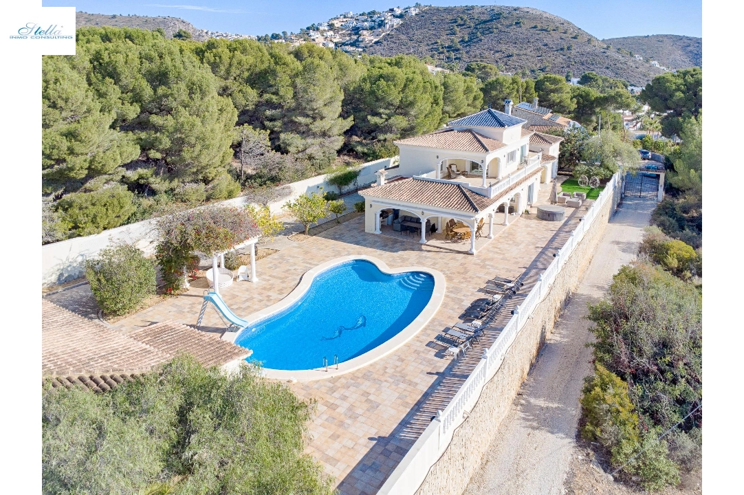 Villa in Moraira(Pla del mar) zu verkaufen, Wohnfläche 466 m², Klimaanlage, Grundstück 2040 m², 5 Schlafzimmer, 5 Badezimmer, Pool, ref.: AM-12066DA-3700-1