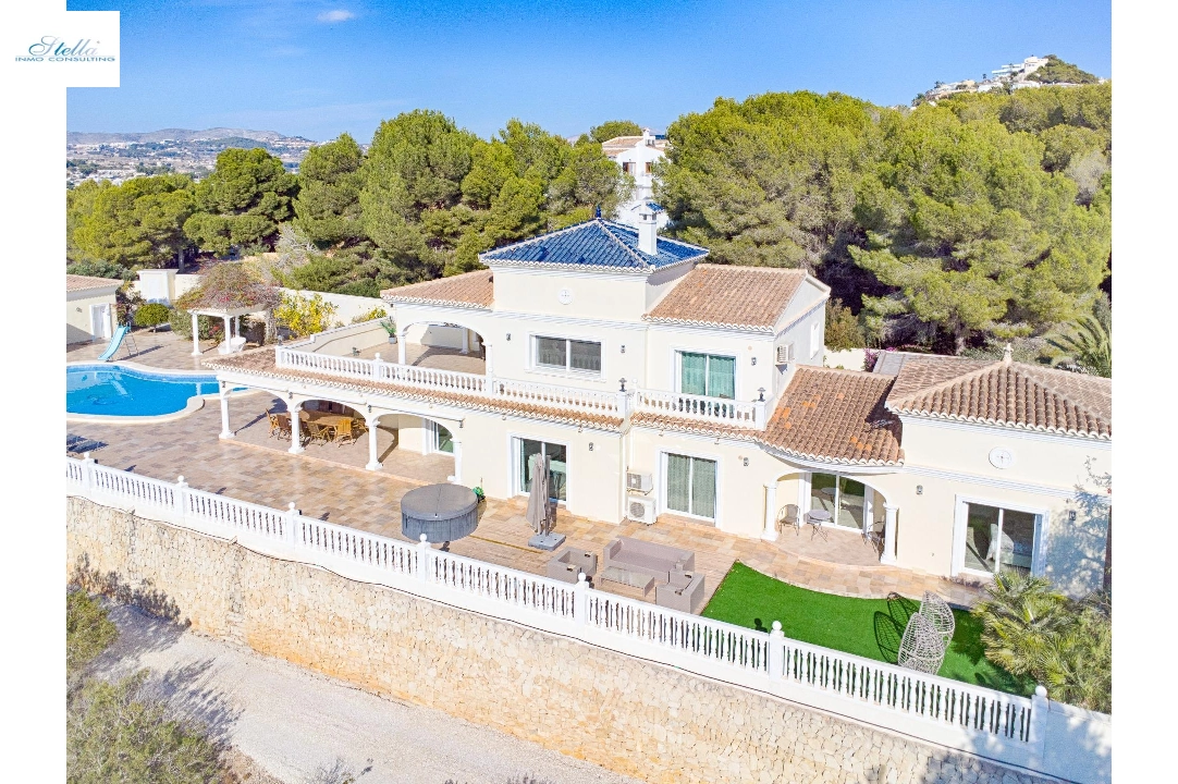 Villa in Moraira(Pla del mar) zu verkaufen, Wohnfläche 466 m², Klimaanlage, Grundstück 2040 m², 5 Schlafzimmer, 5 Badezimmer, Pool, ref.: AM-12066DA-3700-12