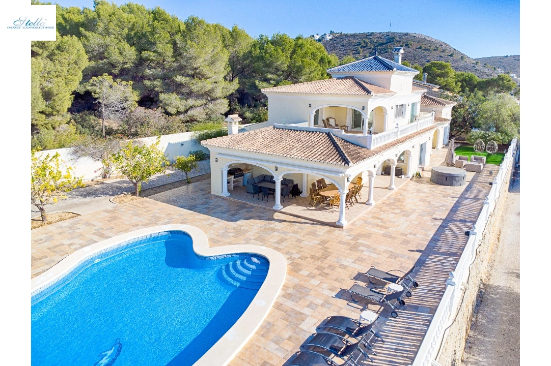 Villa in Moraira(Pla del mar) zu verkaufen, Wohnfläche 466 m², Klimaanlage, Grundstück 2040 m², 5 Schlafzimmer, 5 Badezimmer, Pool, ref.: AM-12066DA-3700-3