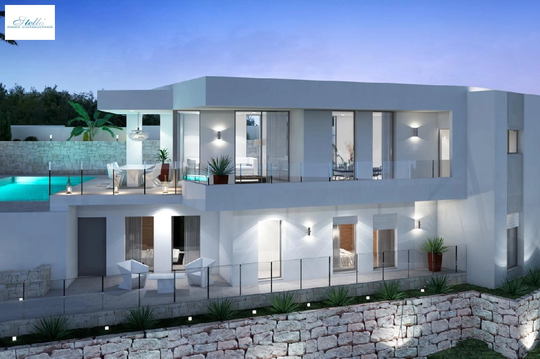 Villa in Moraira(Sol park) zu verkaufen, Wohnfläche 286 m², Klimaanlage, Grundstück 800 m², 3 Schlafzimmer, 2 Badezimmer, Pool, ref.: AM-12126DA-3700-1