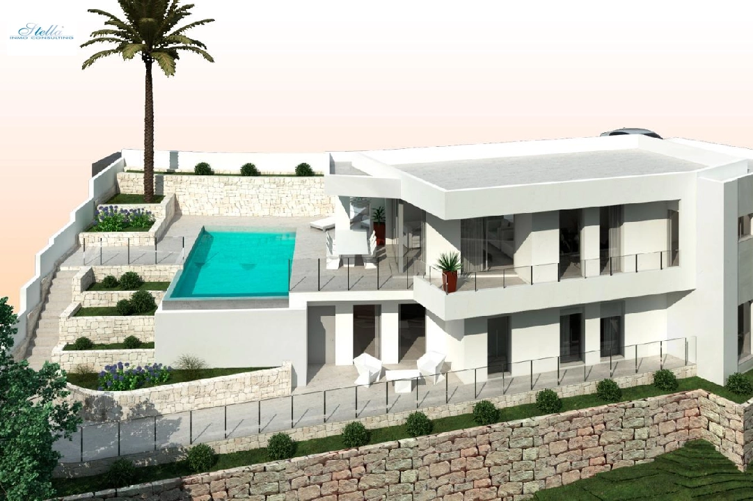Villa in Moraira(Sol park) zu verkaufen, Wohnfläche 286 m², Klimaanlage, Grundstück 800 m², 3 Schlafzimmer, 2 Badezimmer, Pool, ref.: AM-12126DA-3700-6