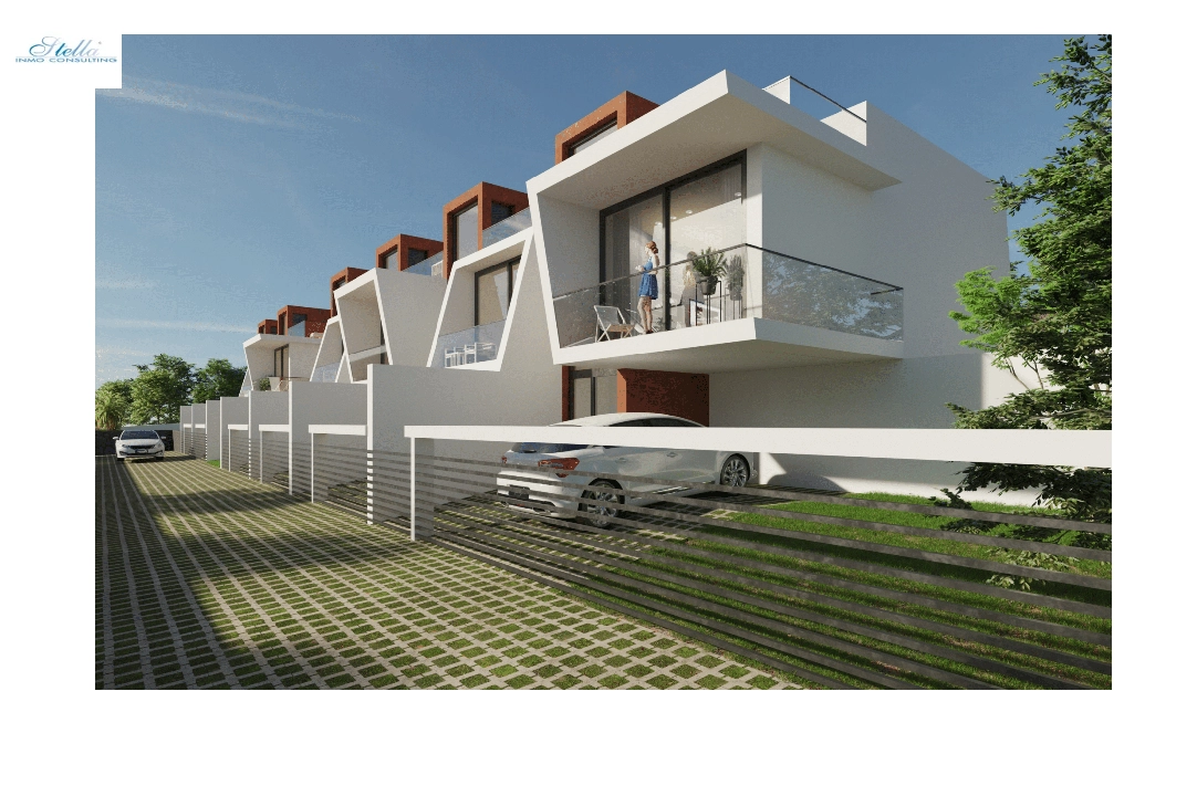 Stadthaus in Calpe(Marisol Park) zu verkaufen, Wohnfläche 106 m², Klimaanlage, Grundstück 138 m², 3 Schlafzimmer, 2 Badezimmer, Pool, ref.: CA-B-1687-AMB-2