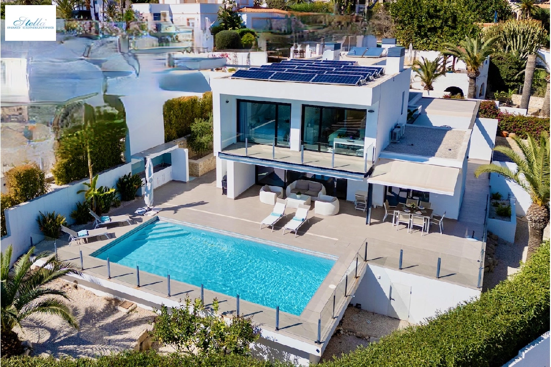 Villa in Moraira(La Sabatera) zu verkaufen, Wohnfläche 299 m², Klimaanlage, Grundstück 806 m², 4 Schlafzimmer, 4 Badezimmer, Pool, ref.: CA-H-1736-AMBEI-43