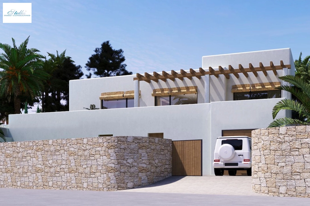 Villa in Moraira(Moravit) zu verkaufen, Wohnfläche 240 m², Klimaanlage, Grundstück 851 m², 3 Schlafzimmer, 3 Badezimmer, Pool, ref.: CA-H-1739-AMB-3