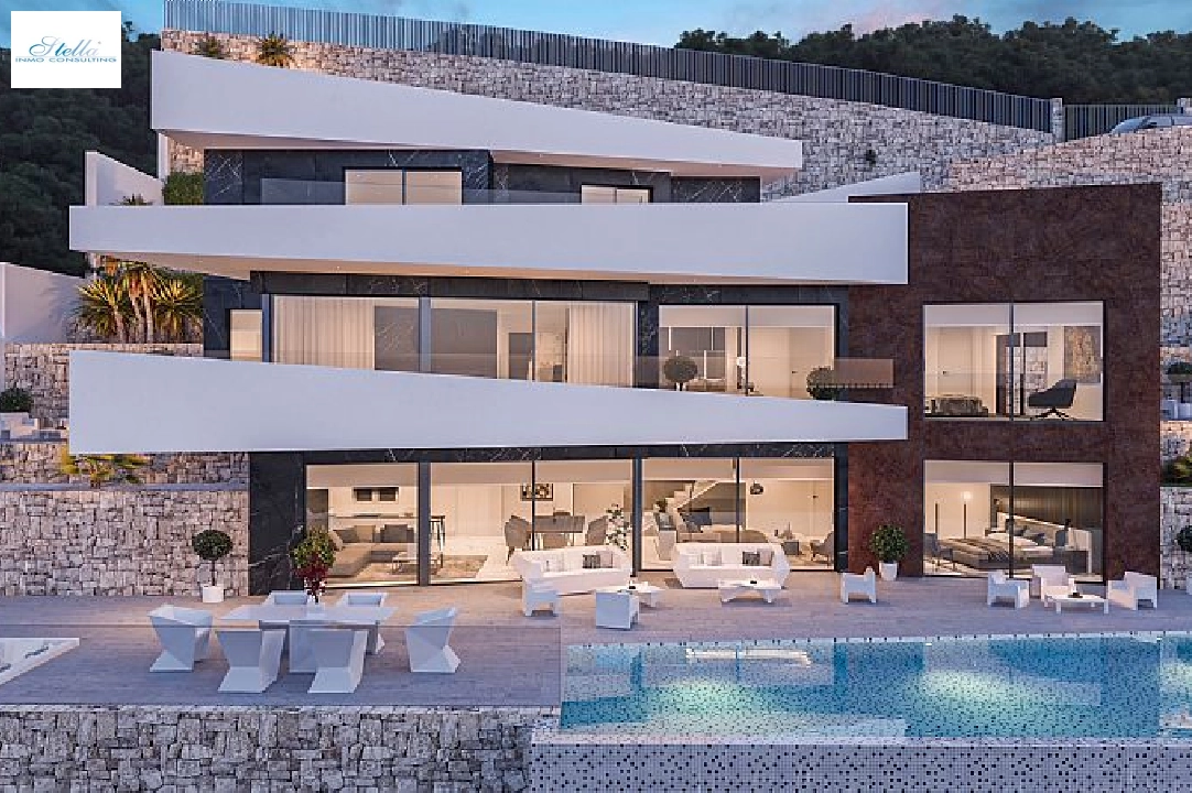 Villa in Benissa(Raco de Galeno) zu verkaufen, Wohnfläche 478 m², Klimaanlage, Grundstück 1540 m², 4 Schlafzimmer, 4 Badezimmer, Pool, ref.: CA-H-1742-AMB-4