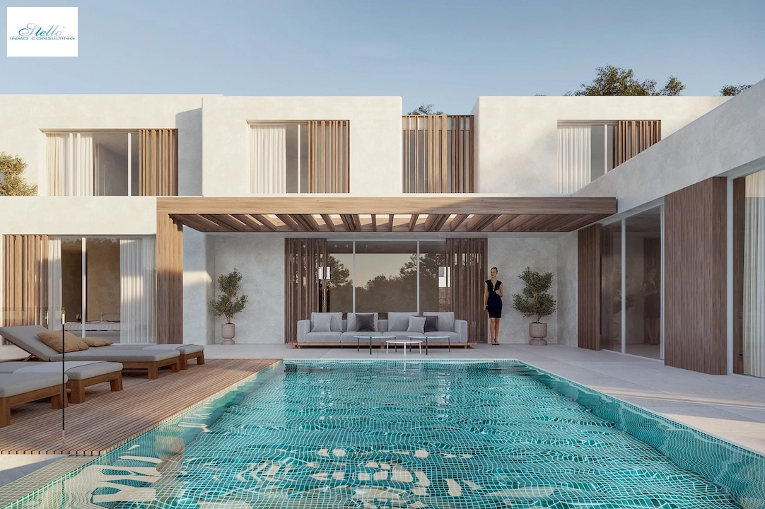 Villa in Moraira(Costera del Mar) zu verkaufen, Wohnfläche 406 m², Klimaanlage, Grundstück 1087 m², 5 Schlafzimmer, 4 Badezimmer, Pool, ref.: CA-H-1745-AMB-1