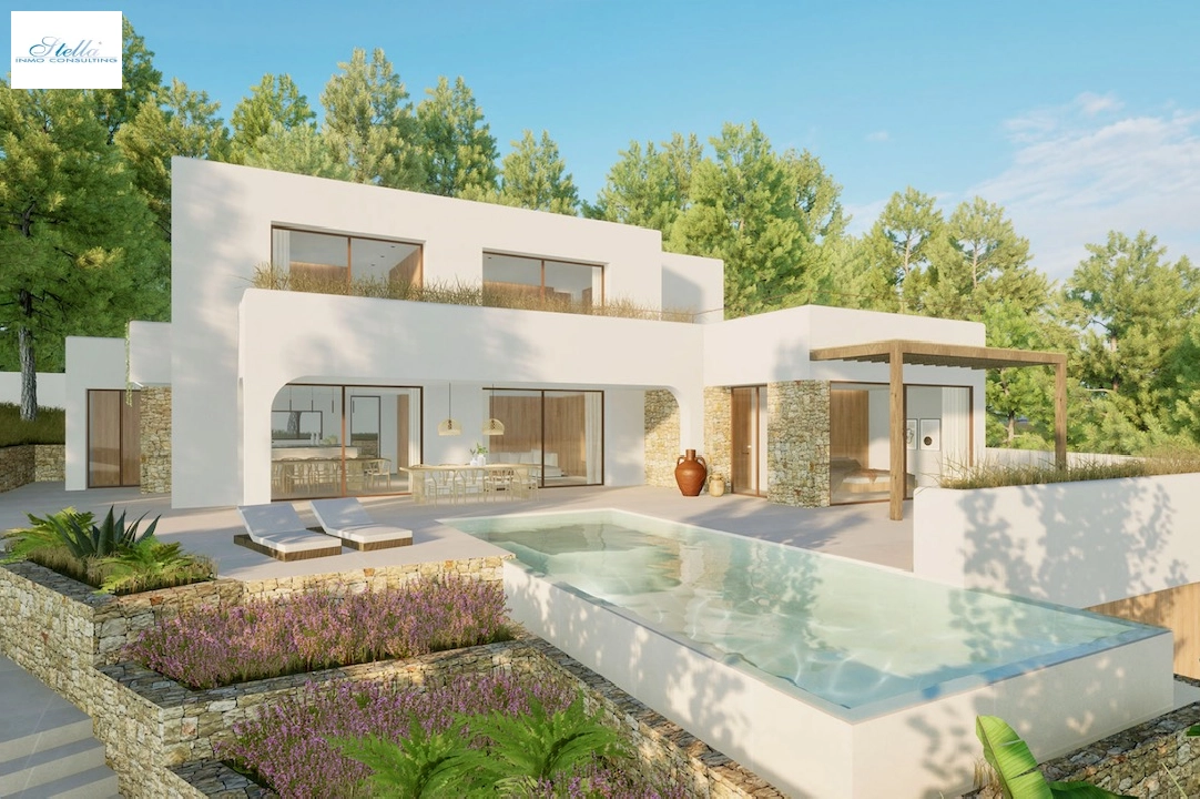 Villa in Moraira(Pla de Mar) zu verkaufen, Wohnfläche 1070 m², Grundstück 903 m², 4 Schlafzimmer, 4 Badezimmer, Pool, ref.: CA-H-1751-AMBI-1