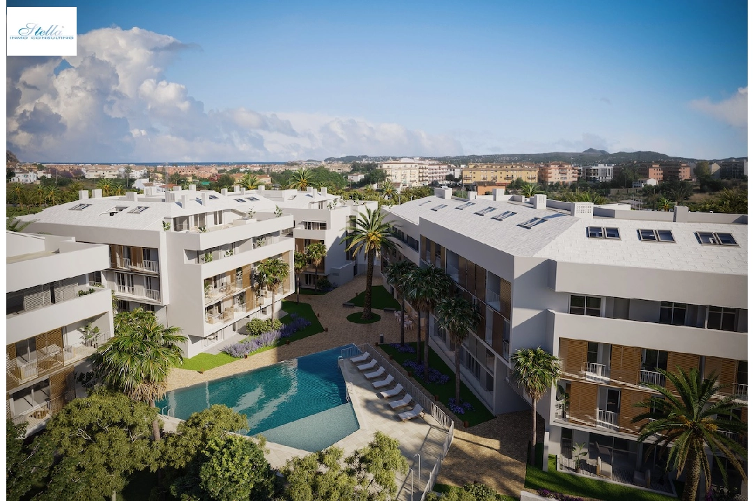 Apartment in Javea(Puerto) zu verkaufen, Wohnfläche 65 m², Klimaanlage, 2 Schlafzimmer, 2 Badezimmer, Pool, ref.: CA-A-1750-AMBI-1
