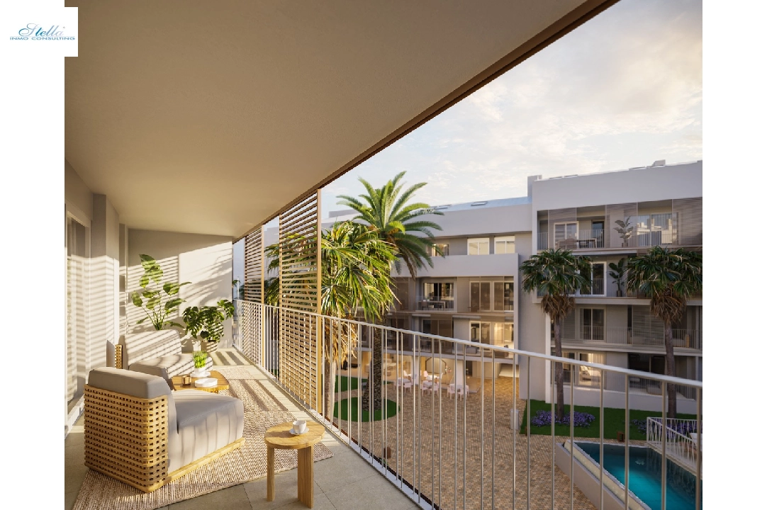 Apartment in Javea(Puerto) zu verkaufen, Wohnfläche 65 m², Klimaanlage, 2 Schlafzimmer, 2 Badezimmer, Pool, ref.: CA-A-1750-AMBI-4
