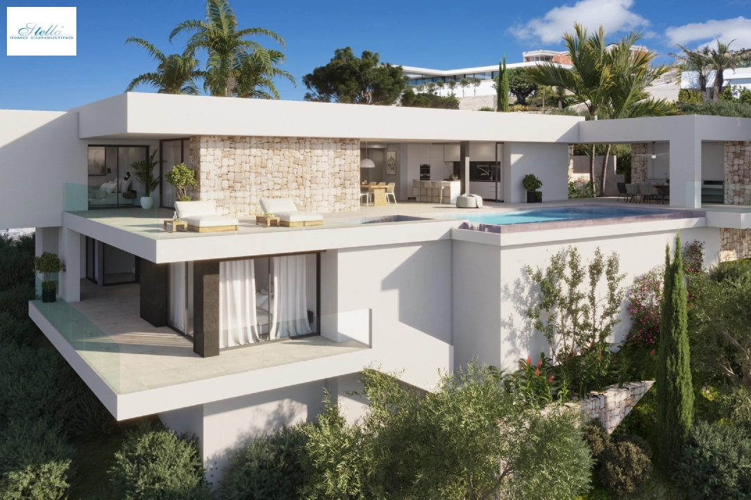 Villa in Cumbre del Sol(Cumbre del Sol) zu verkaufen, Wohnfläche 539 m², Grundstück 1086 m², 3 Schlafzimmer, 4 Badezimmer, Pool, ref.: VA-AJ090-8