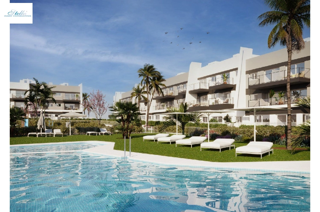 Apartment in Santa Pola(Gran Alacant) zu verkaufen, Wohnfläche 82 m², Klimaanlage, Grundstück 41 m², 2 Schlafzimmer, 2 Badezimmer, Pool, ref.: AM-1075DA-3700-13
