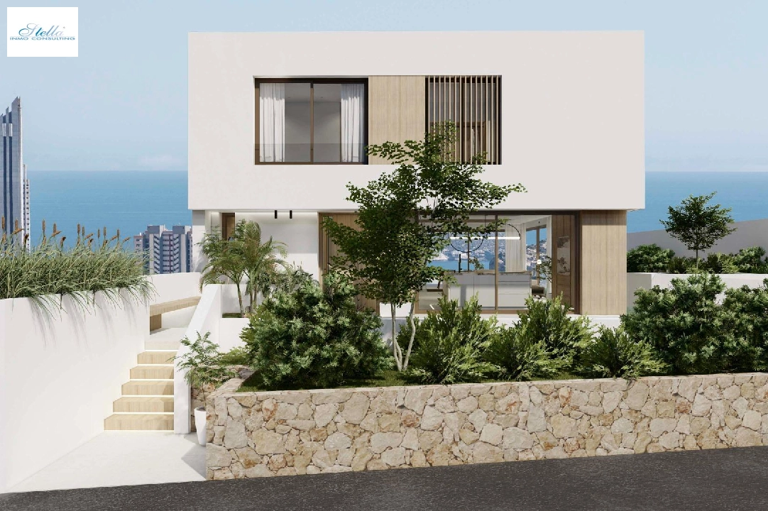 Villa in Finestrat(URBANIZACIONES) zu verkaufen, Wohnfläche 422 m², Klimaanlage, Grundstück 475 m², 3 Schlafzimmer, 3 Badezimmer, Pool, ref.: AM-1179DA-3700-9