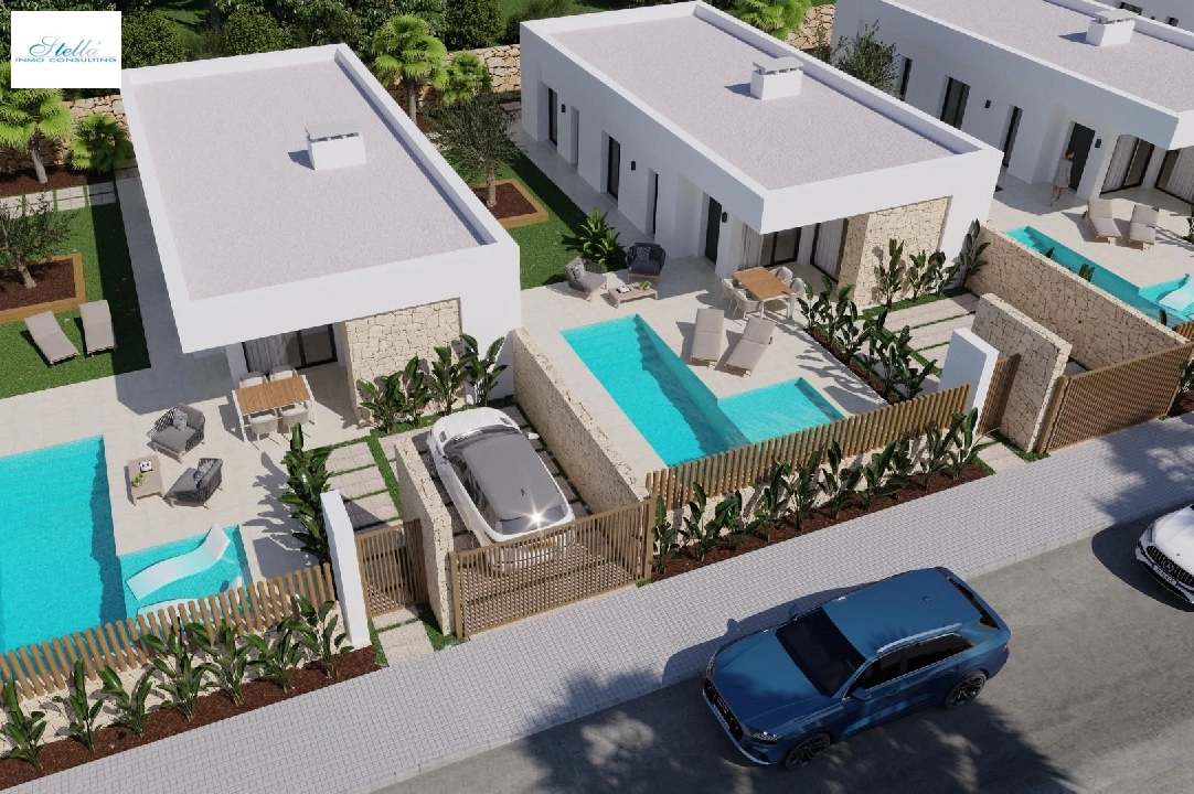 Villa in Finestrat(Finestrat Urbanizaciones) zu verkaufen, Wohnfläche 89 m², Grundstück 310 m², 2 Schlafzimmer, 2 Badezimmer, Pool, ref.: AM-1187DA-3700-1