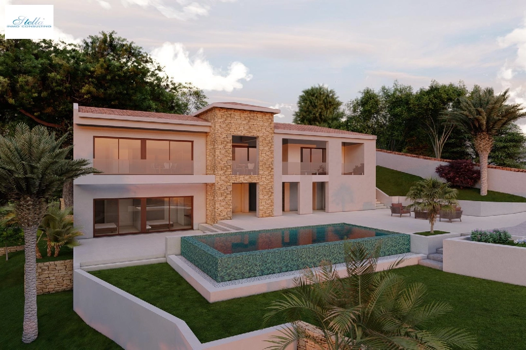 Villa in Altea(La Sierra) zu verkaufen, Wohnfläche 416 m², Klimaanlage, Grundstück 1100 m², 4 Schlafzimmer, 4 Badezimmer, Pool, ref.: AM-1229DA-3700-3