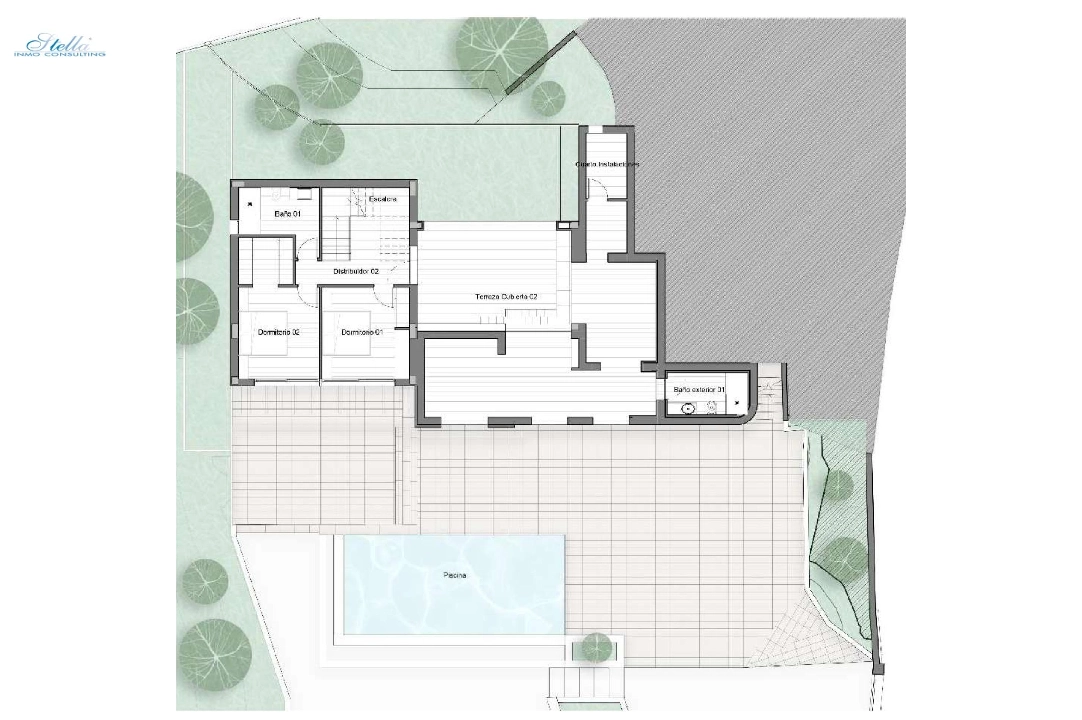 Villa in Altea(La Sierra) zu verkaufen, Wohnfläche 416 m², Klimaanlage, Grundstück 1100 m², 4 Schlafzimmer, 4 Badezimmer, Pool, ref.: AM-1229DA-3700-9