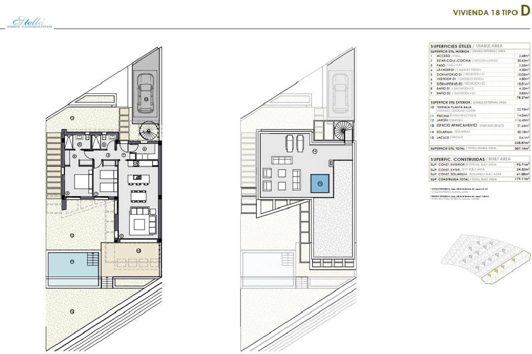 Reihenhaus in Polop(Hills) zu verkaufen, Wohnfläche 179 m², Klimaanlage, 2 Schlafzimmer, 2 Badezimmer, ref.: BP-7052POL-18