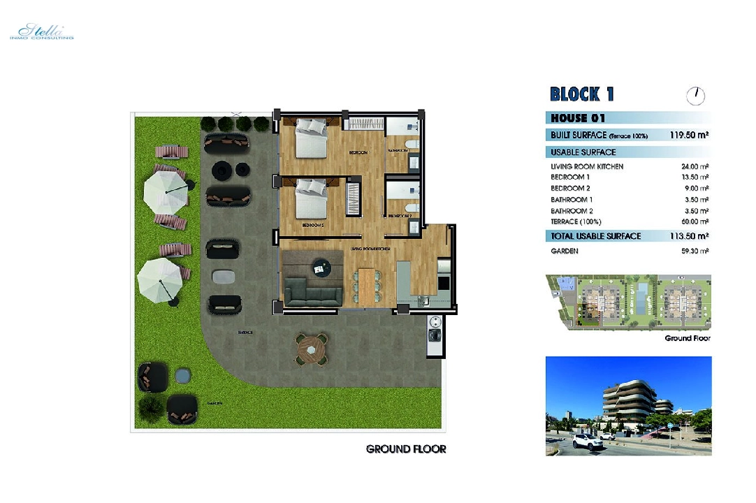 Etagen Apartment in Los Arenales del Sol zu verkaufen, Wohnfläche 117 m², Zustand Erstbezug, 2 Schlafzimmer, 2 Badezimmer, Pool, ref.: HA-ADN-141-A01-26