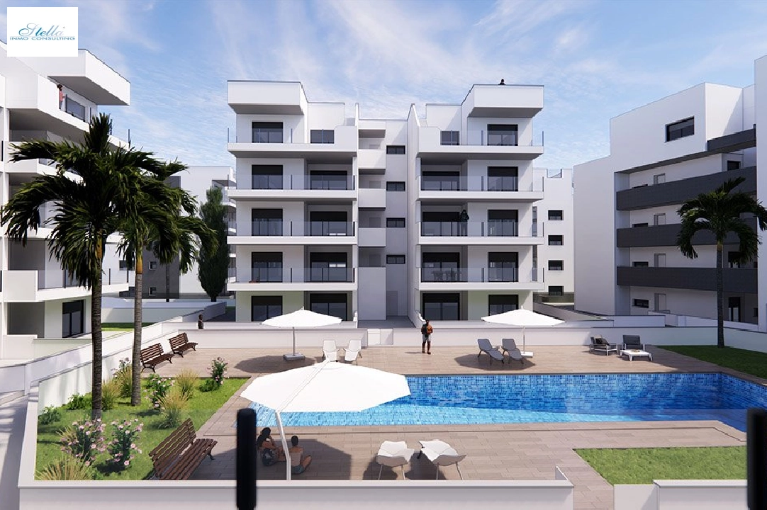 Penthouse Apartment in Los Alcazares zu verkaufen, Wohnfläche 238 m², Zustand Erstbezug, 3 Schlafzimmer, 2 Badezimmer, Pool, ref.: HA-LAN-326-A04-2