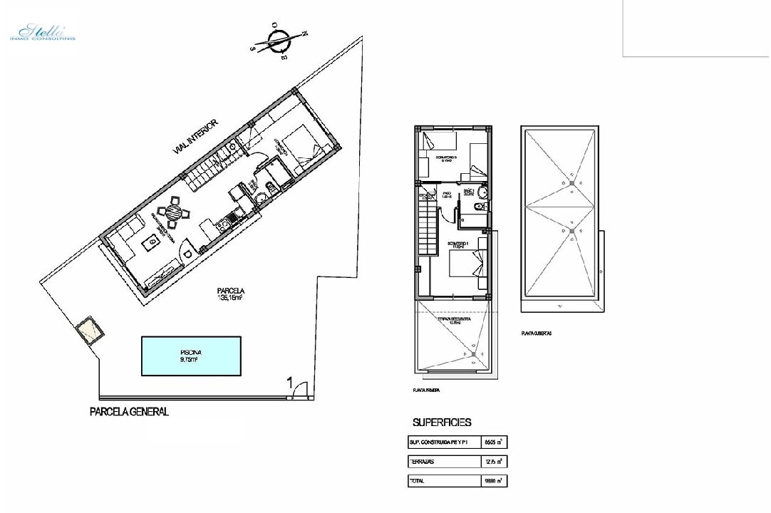 Villa in Torrevieja zu verkaufen, Wohnfläche 99 m², Zustand Erstbezug, Grundstück 135 m², 3 Schlafzimmer, 2 Badezimmer, Pool, ref.: HA-TON-176-E01-20