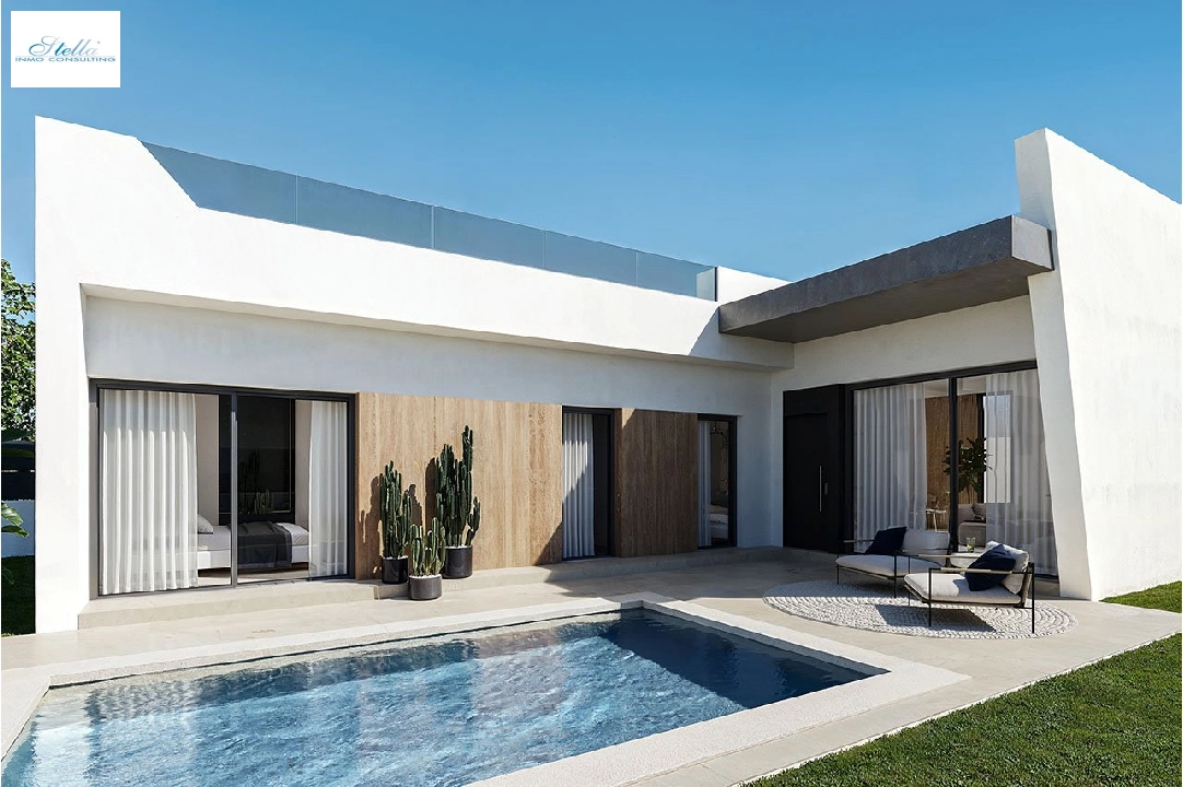 Villa in San Miguel de Salinas zu verkaufen, Wohnfläche 205 m², Zustand Erstbezug, Grundstück 316 m², 3 Schlafzimmer, 2 Badezimmer, ref.: HA-SMN-224-E01-1