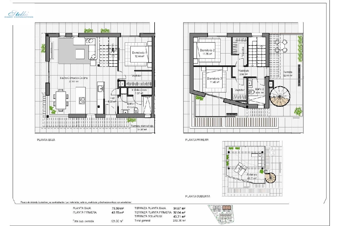 Doppelhaushälfte in Polop zu verkaufen, Wohnfläche 232 m², Zustand Erstbezug, Grundstück 295 m², 3 Schlafzimmer, 2 Badezimmer, Pool, ref.: HA-PON-300-D02-5