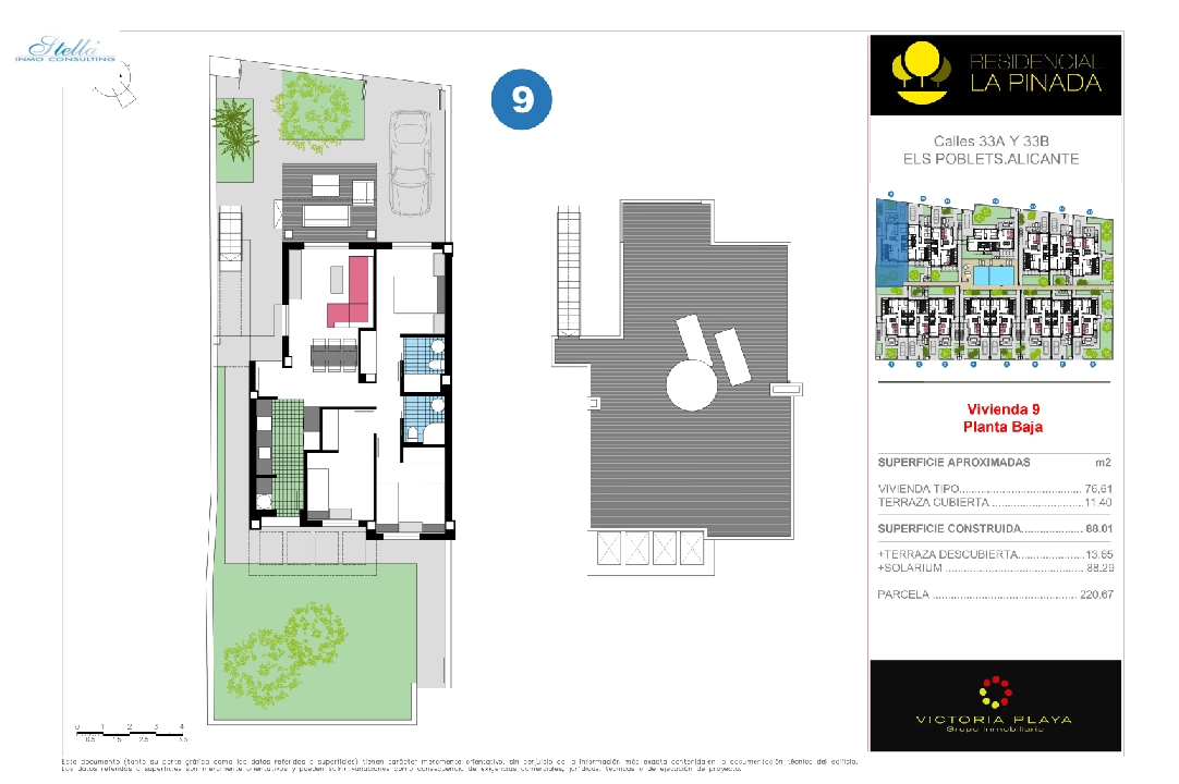 Doppelhaushälfte in Els Poblets zu verkaufen, Wohnfläche 85 m², Baujahr 2024, Grundstück 221 m², 3 Schlafzimmer, 2 Badezimmer, ref.: VP-0823-3